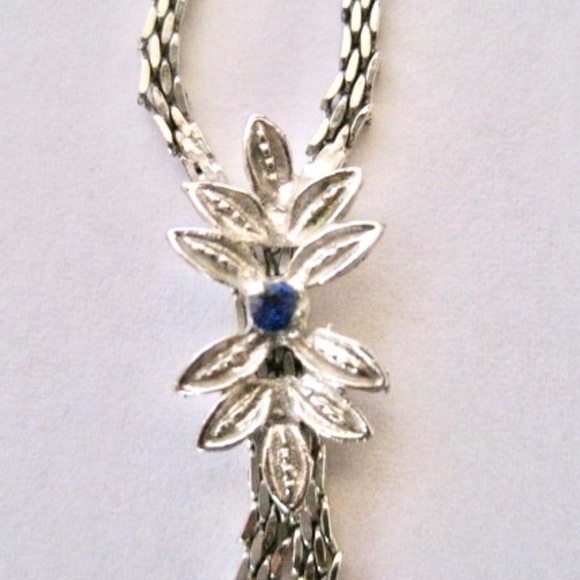Sterling Silver (0.925) Tassel Pendent Necklace - Picture 3 of 7